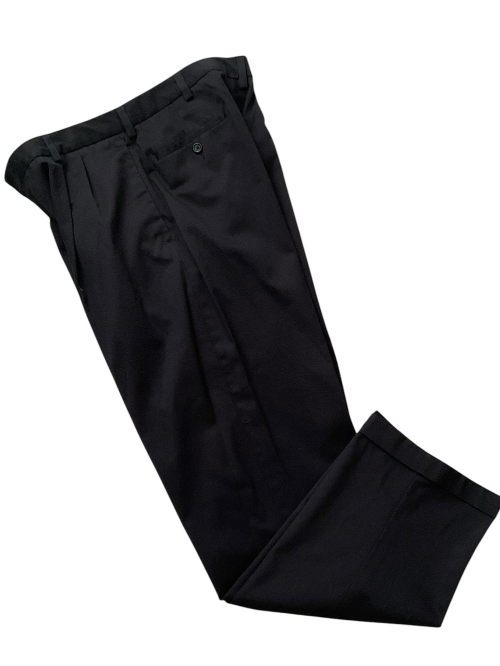 HAGGAR Men's Black Dress Pants Size 36 x 32 Like New